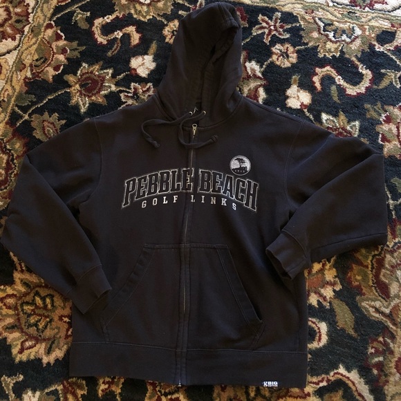 big cotton Tops - Pebble Beach zip up hoodie!!!😍CLEARANCE😍